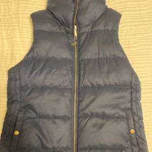 Navy blue vest, size medium.
